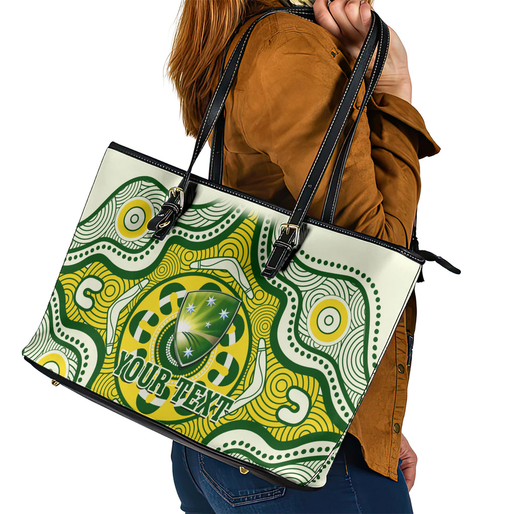 custom-australia-cricket-leather-tote-bag-boxing-day-2023-test-indigenous-art