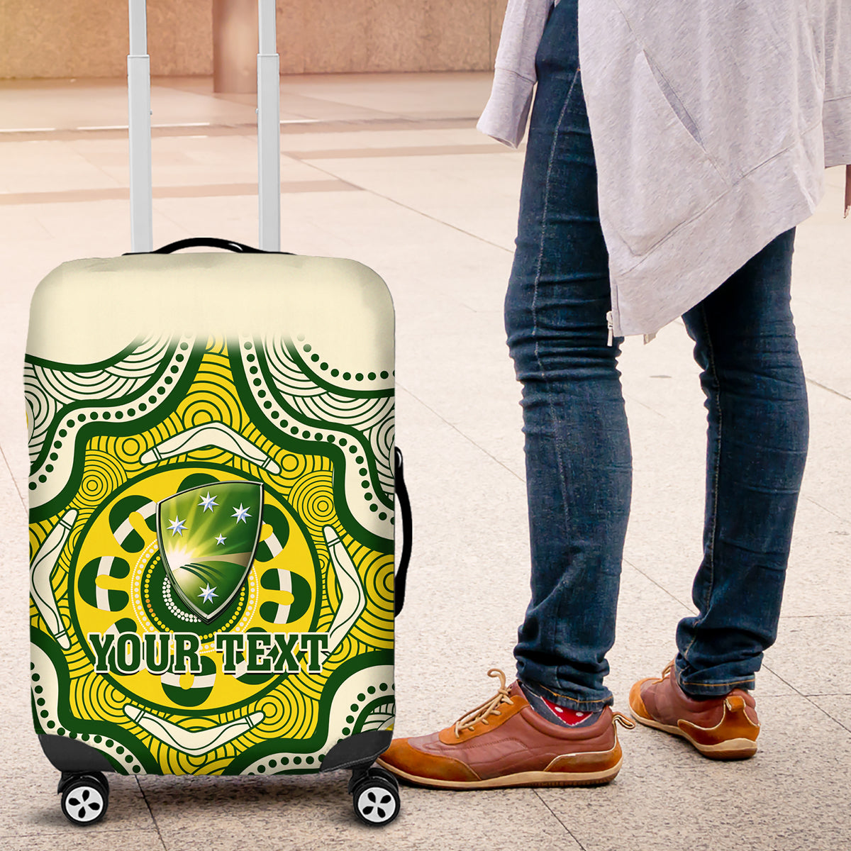 custom-australia-cricket-luggage-cover-boxing-day-2023-test-indigenous-art