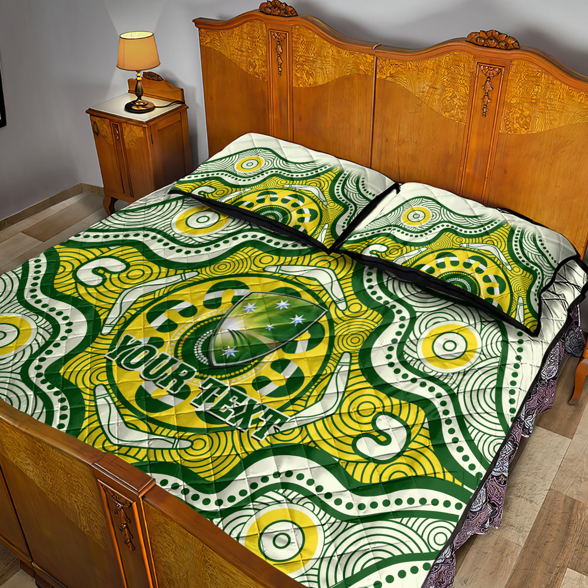 custom-australia-cricket-quilt-bed-set-boxing-day-2023-test-indigenous-art