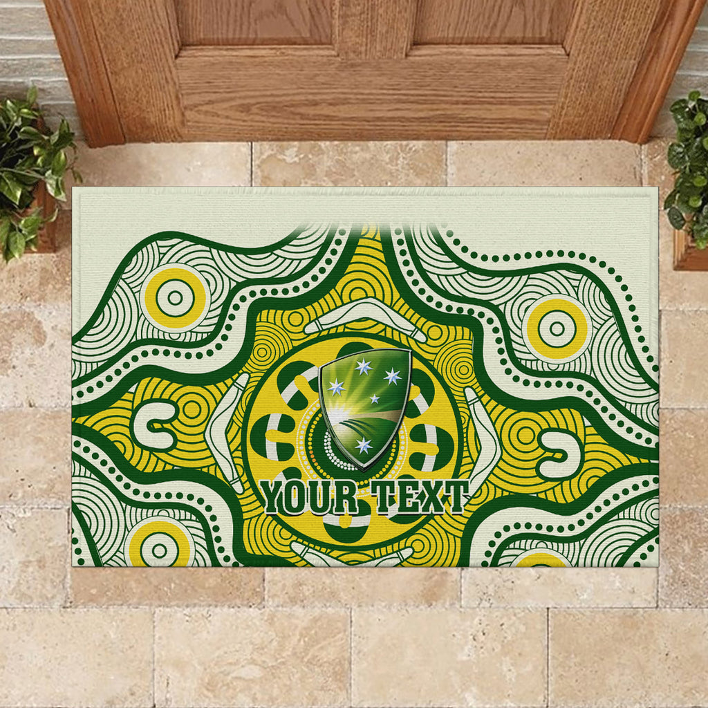 custom-australia-cricket-rubber-doormat-boxing-day-2023-test-indigenous-art