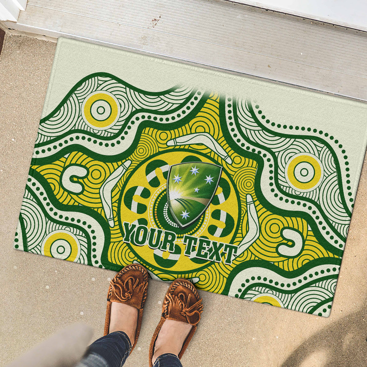 custom-australia-cricket-rubber-doormat-boxing-day-2023-test-indigenous-art