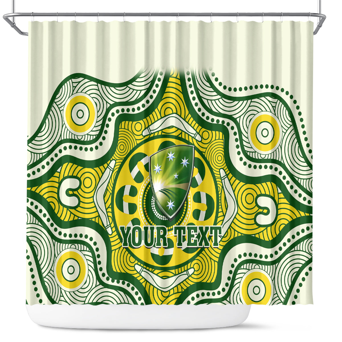 custom-australia-cricket-shower-curtain-boxing-day-2023-test-indigenous-art
