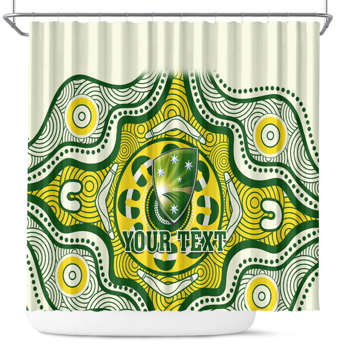 custom-australia-cricket-shower-curtain-boxing-day-2023-test-indigenous-art