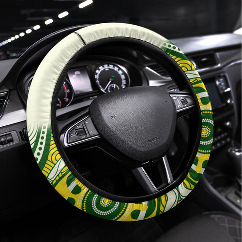 Australia Cricket Steering Wheel Cover Boxing Day 2023 Test Indigenous Art