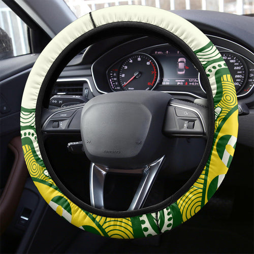 Australia Cricket Steering Wheel Cover Boxing Day 2023 Test Indigenous Art