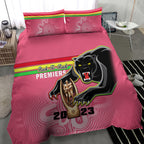 personalised-panthers-bedding-set-premiers-back-to-back-2023-pink-version