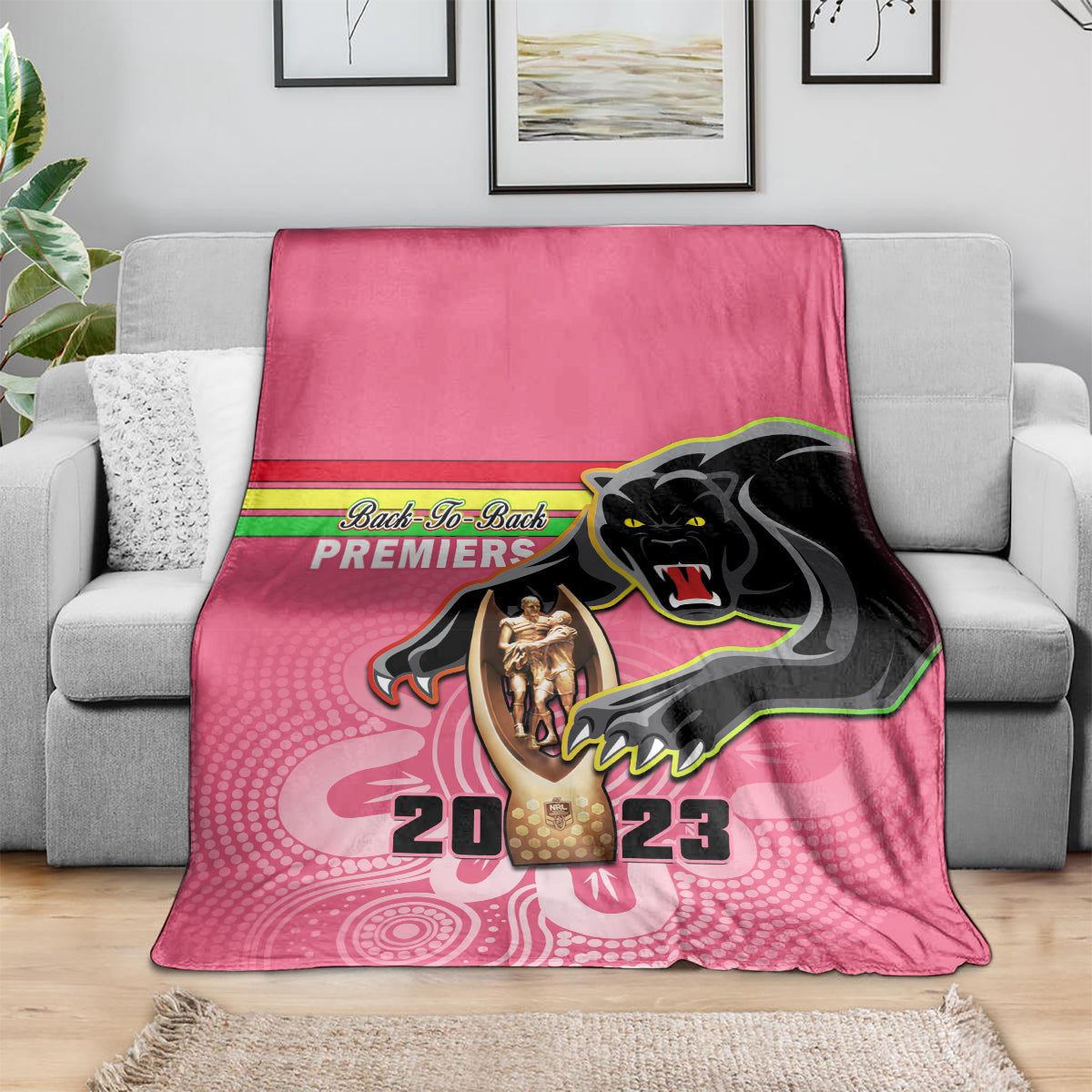 personalised-panthers-blanket-premiers-back-to-back-2023-pink-version