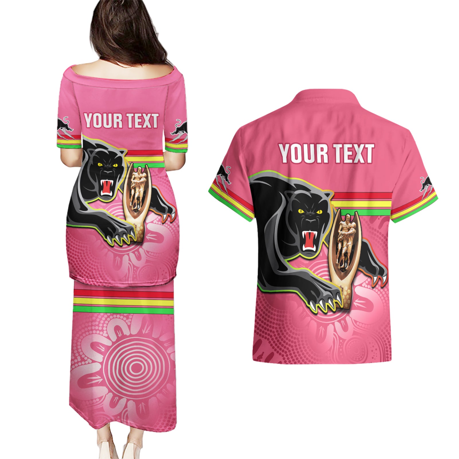 personalised-panthers-couples-matching-puletasi-dress-and-hawaiian-shirt-premiers-back-to-back-2023-pink-version