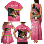 personalised-panthers-family-matching-tank-maxi-dress-and-hawaiian-shirt-premiers-back-to-back-2023-pink-version