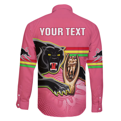 personalised-panthers-family-matching-tank-maxi-dress-and-hawaiian-shirt-premiers-back-to-back-2023-pink-version