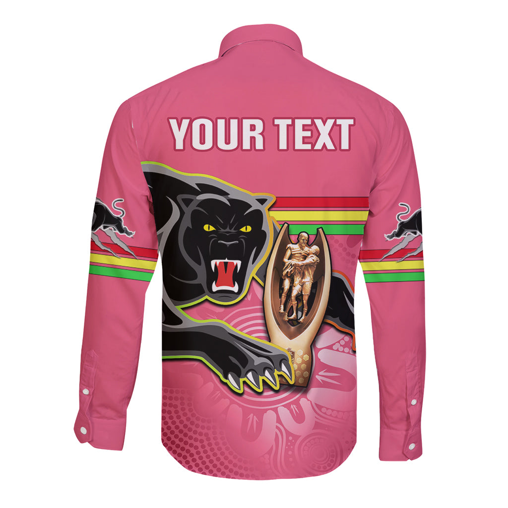 personalised-panthers-long-sleeve-button-shirt-premiers-back-to-back-2023-pink-version