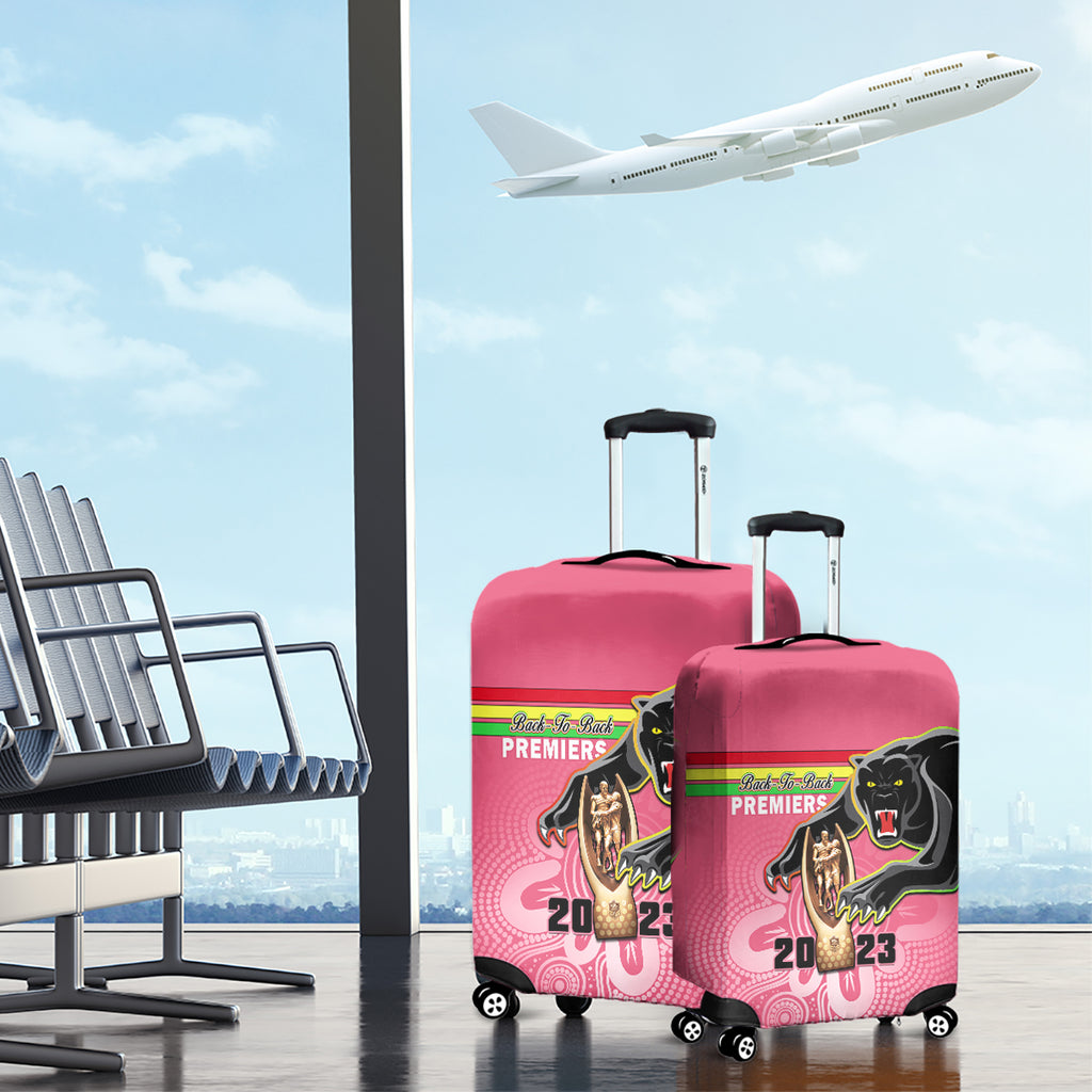 personalised-panthers-luggage-cover-premiers-back-to-back-2023-pink-version