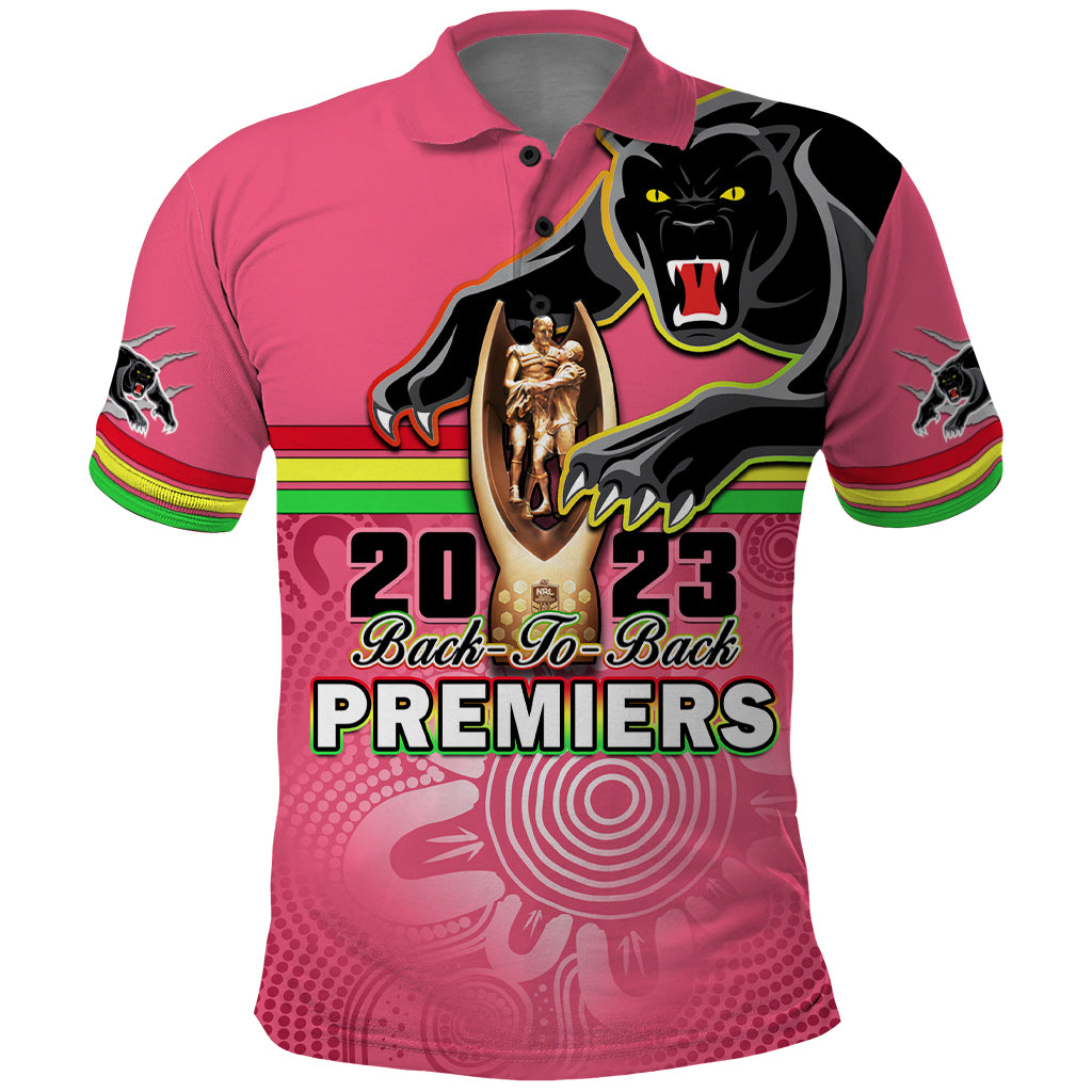 personalised-panthers-polo-shirt-premiers-back-to-back-2023-pink-version