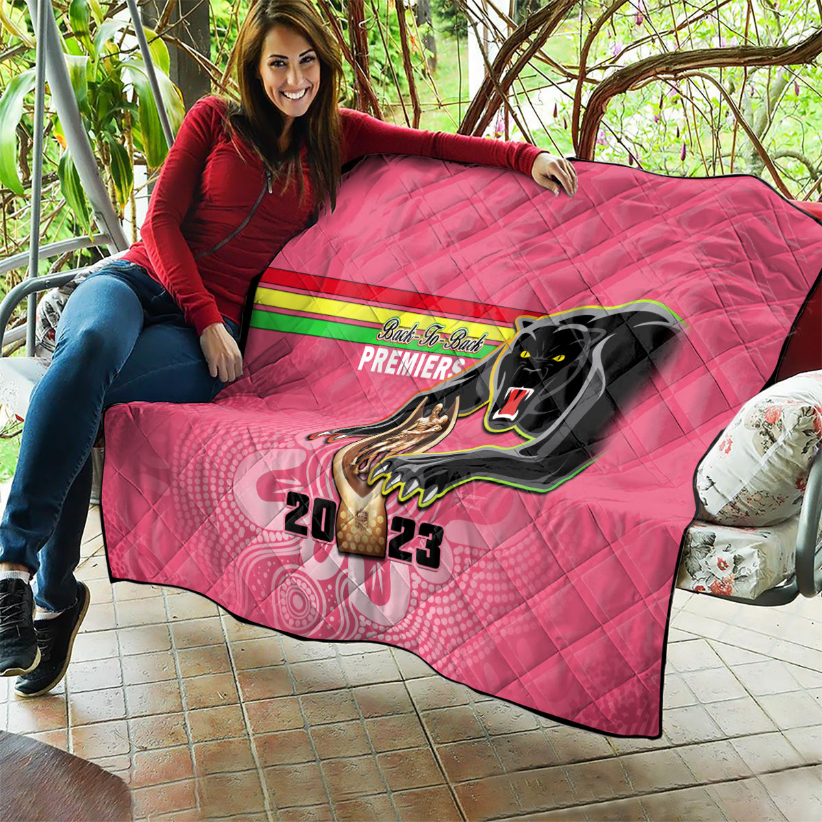 personalised-panthers-quilt-premiers-back-to-back-2023-pink-version
