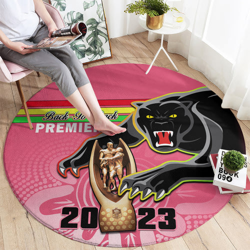 personalised-panthers-round-carpet-premiers-back-to-back-2023-pink-version