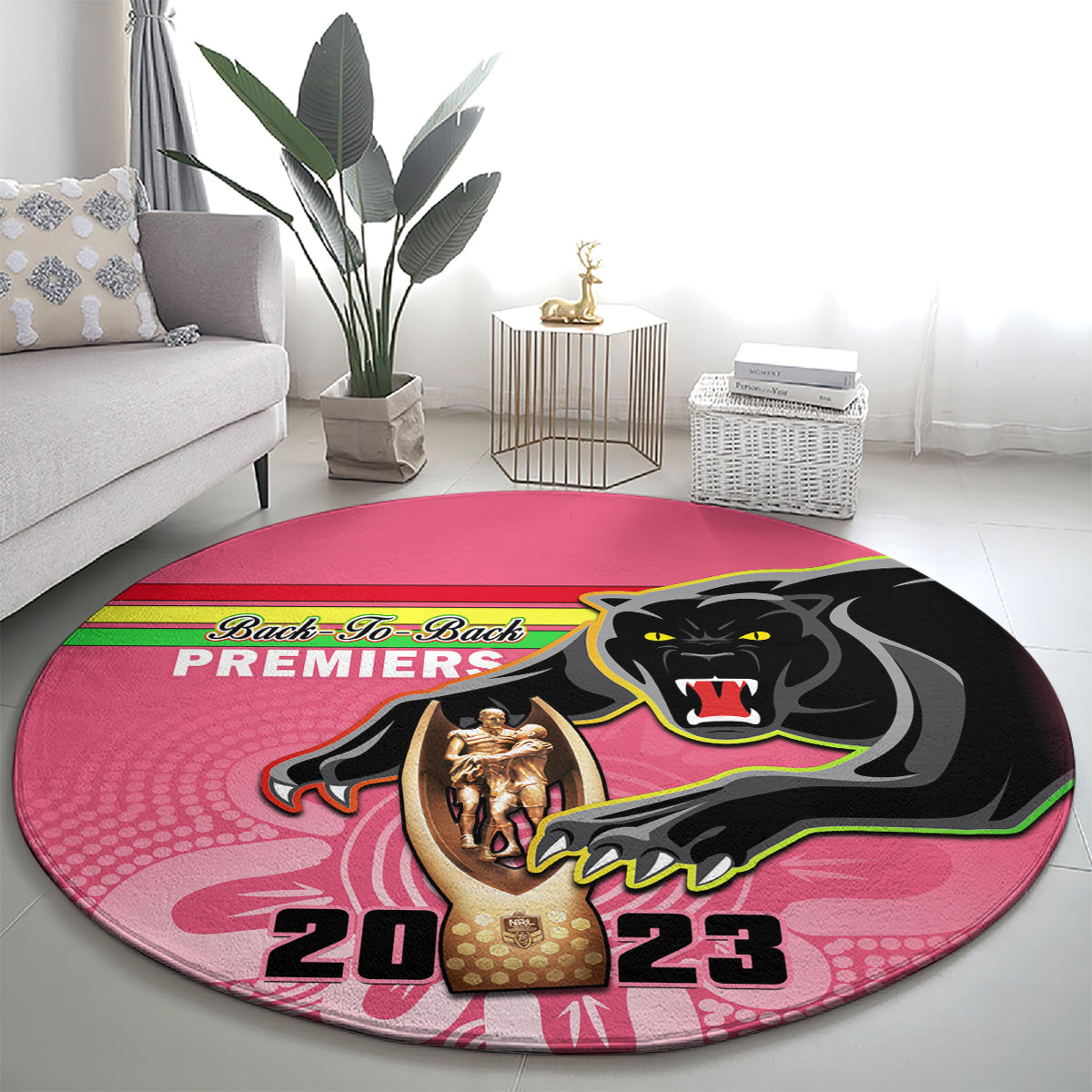 personalised-panthers-round-carpet-premiers-back-to-back-2023-pink-version