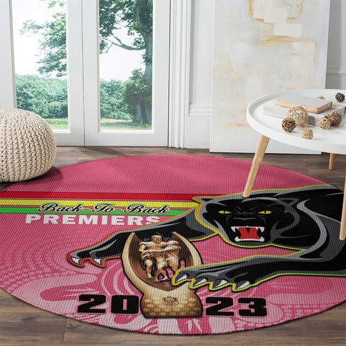 personalised-panthers-round-carpet-premiers-back-to-back-2023-pink-version