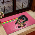 personalised-panthers-rubber-doormat-premiers-back-to-back-2023-pink-version
