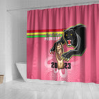 personalised-panthers-shower-curtain-premiers-back-to-back-2023-pink-version