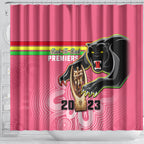 personalised-panthers-shower-curtain-premiers-back-to-back-2023-pink-version