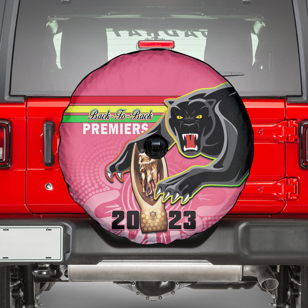personalised-panthers-spare-tire-cover-premiers-back-to-back-2023-pink-version