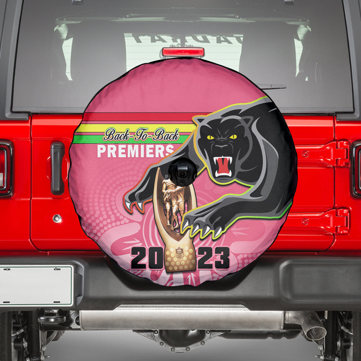 personalised-panthers-spare-tire-cover-premiers-back-to-back-2023-pink-version