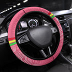 Panthers Steering Wheel Cover Premiers Back To Back 2023 Pink Version