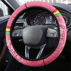 Panthers Steering Wheel Cover Premiers Back To Back 2023 Pink Version