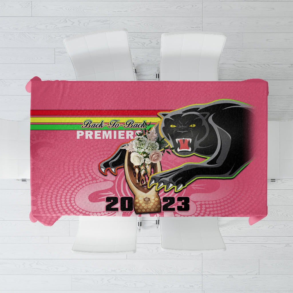 personalised-panthers-tablecloth-premiers-back-to-back-2023-pink-version