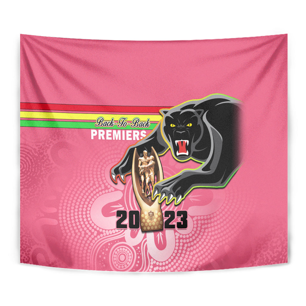 personalised-panthers-tapestry-premiers-back-to-back-2023-pink-version