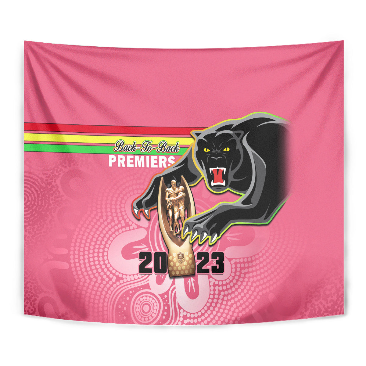 personalised-panthers-tapestry-premiers-back-to-back-2023-pink-version