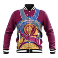 Brisbane Lions Football Custom Baseball Jacket Premiers Proud Aboriginal Art - Aussie Hoodie