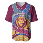 Brisbane Lions Football Custom Baseball Jersey Premiers Proud Aboriginal Art - Aussie Hoodie