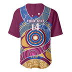 Brisbane Lions Football Custom Baseball Jersey Premiers Proud Aboriginal Art - Aussie Hoodie