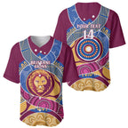 Brisbane Lions Football Custom Baseball Jersey Premiers Proud Aboriginal Art - Aussie Hoodie