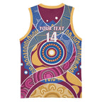 Brisbane Lions Football Custom Basketball Jersey Premiers Proud Aboriginal Art - Aussie Hoodie