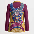 Brisbane Lions Football Custom Blazer Premiers Proud Aboriginal Art - Aussie Hoodie