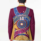 Brisbane Lions Football Custom Blazer Premiers Proud Aboriginal Art - Aussie Hoodie