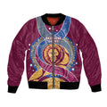 Brisbane Lions Football Custom Bomber Jacket Premiers Proud Aboriginal Art - Aussie Hoodie