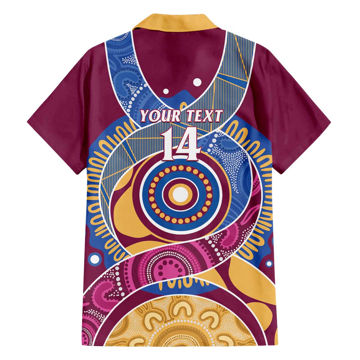 Brisbane Lions Football Custom Family Matching Off The Shoulder Long Sleeve Dress and Hawaiian Shirt Premiers Proud Aboriginal Art - Aussie Hoodie