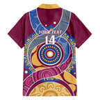 Brisbane Lions Football Custom Hawaiian Shirt Premiers Proud Aboriginal Art - Aussie Hoodie