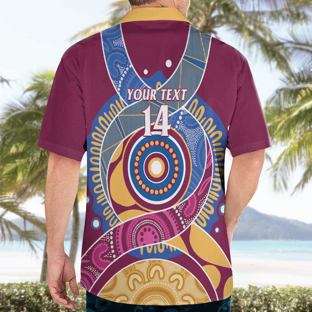 Brisbane Lions Football Custom Hawaiian Shirt Premiers Proud Aboriginal Art - Aussie Hoodie