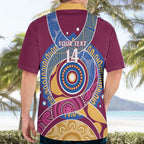 Brisbane Lions Football Custom Hawaiian Shirt Premiers Proud Aboriginal Art - Aussie Hoodie