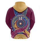 Brisbane Lions Football Custom Hoodie Premiers Proud Aboriginal Art - Aussie Hoodie