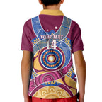 Brisbane Lions Football Custom Kid Polo Shirt Premiers Proud Aboriginal Art - Aussie Hoodie