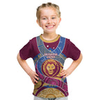 Brisbane Lions Football Custom Kid T Shirt Premiers Proud Aboriginal Art - Aussie Hoodie