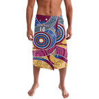 Brisbane Lions Football Custom Lavalava Premiers Proud Aboriginal Art - Aussie Hoodie
