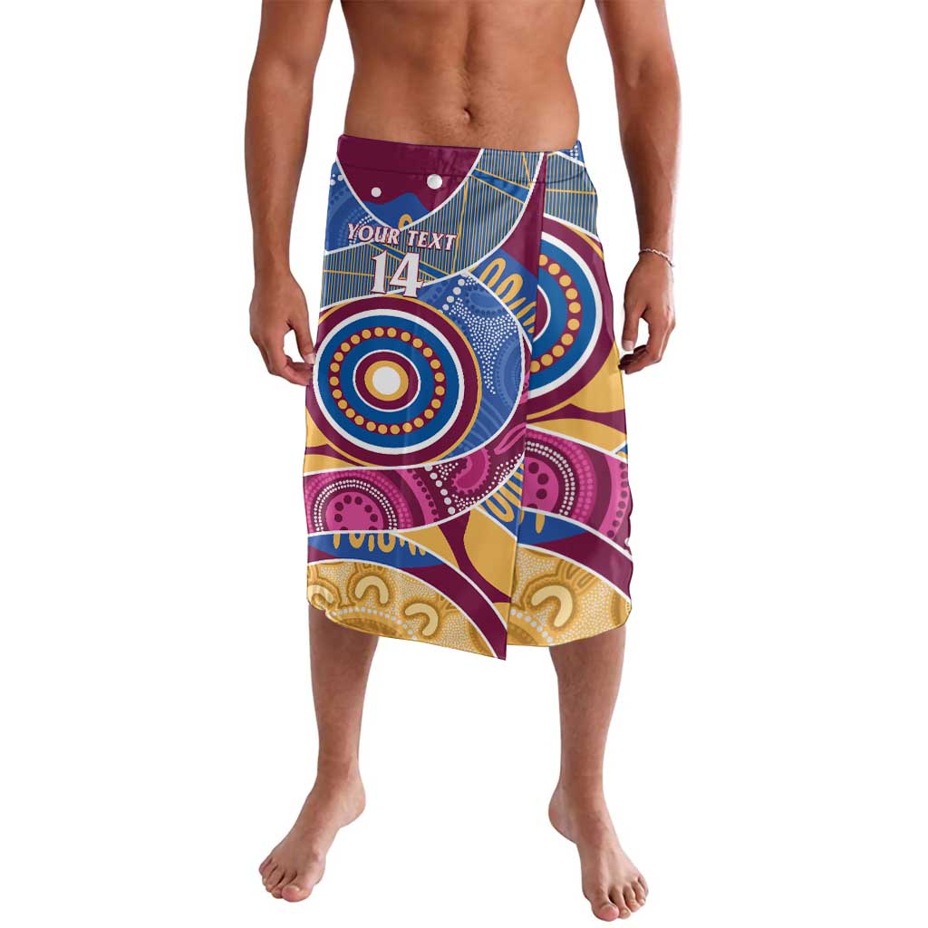 Brisbane Lions Football Custom Lavalava Premiers Proud Aboriginal Art - Aussie Hoodie