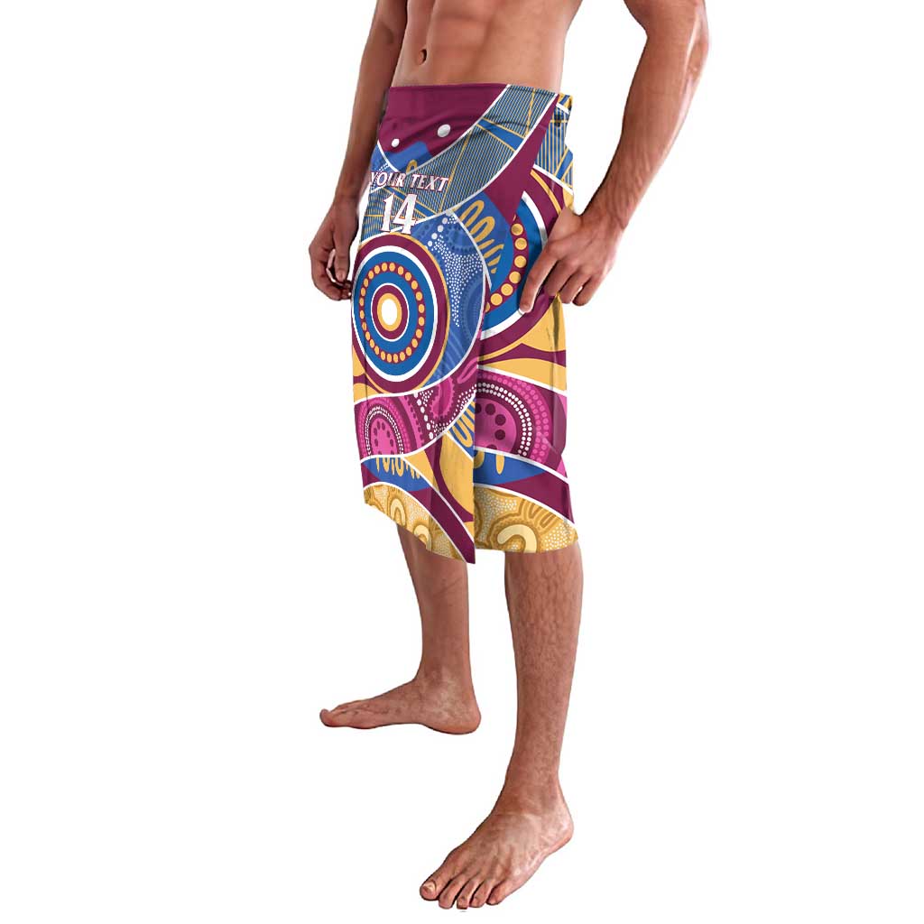 Brisbane Lions Football Custom Lavalava Premiers Proud Aboriginal Art - Aussie Hoodie