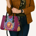 Brisbane Lions Football Custom Leather Bag Premiers Proud Aboriginal Art - Aussie Hoodie